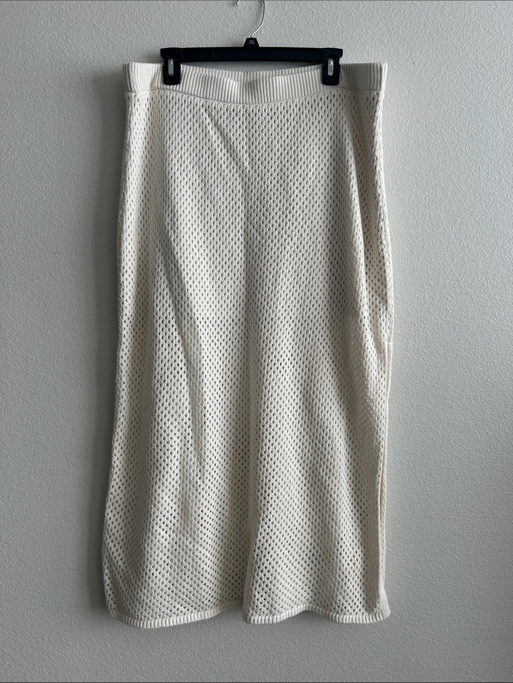 Universal Thread Cream Open-Weave Maxi Skirt nwot